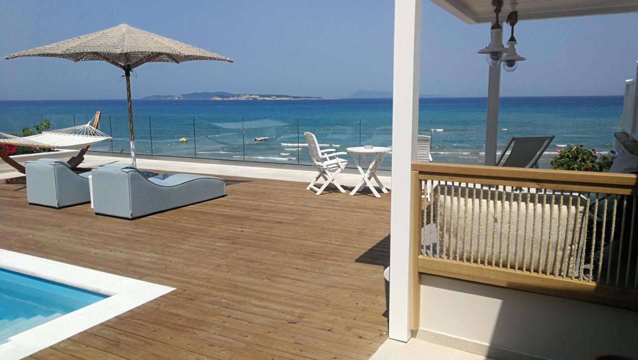 Paralia Luxury Suites Agios Stefanos Avliotes  Esterno foto